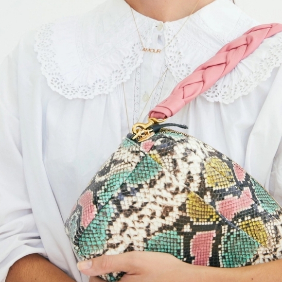 Clare V Handbags - Clare V. - Marisol pink Snake